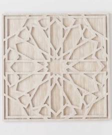 wooden snowflake