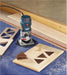 71mm Bosch Colt Router with cuts of wooden triangle