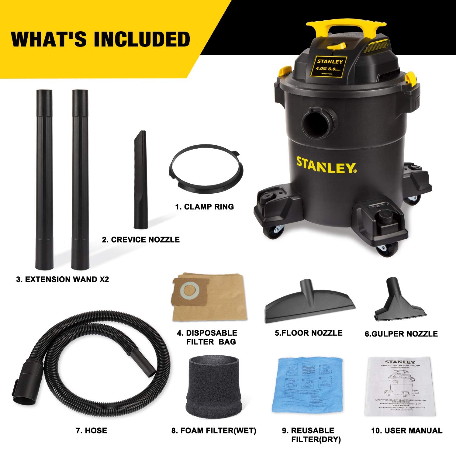Stanley  Wet/Dry Vacuum