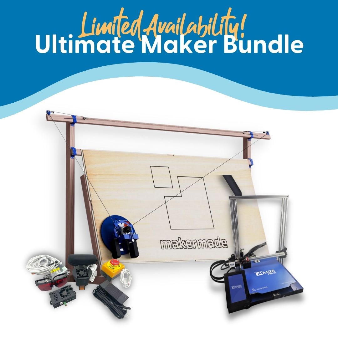 Ultimate Maker Bundle: MakerMade M2 Laser and 3D