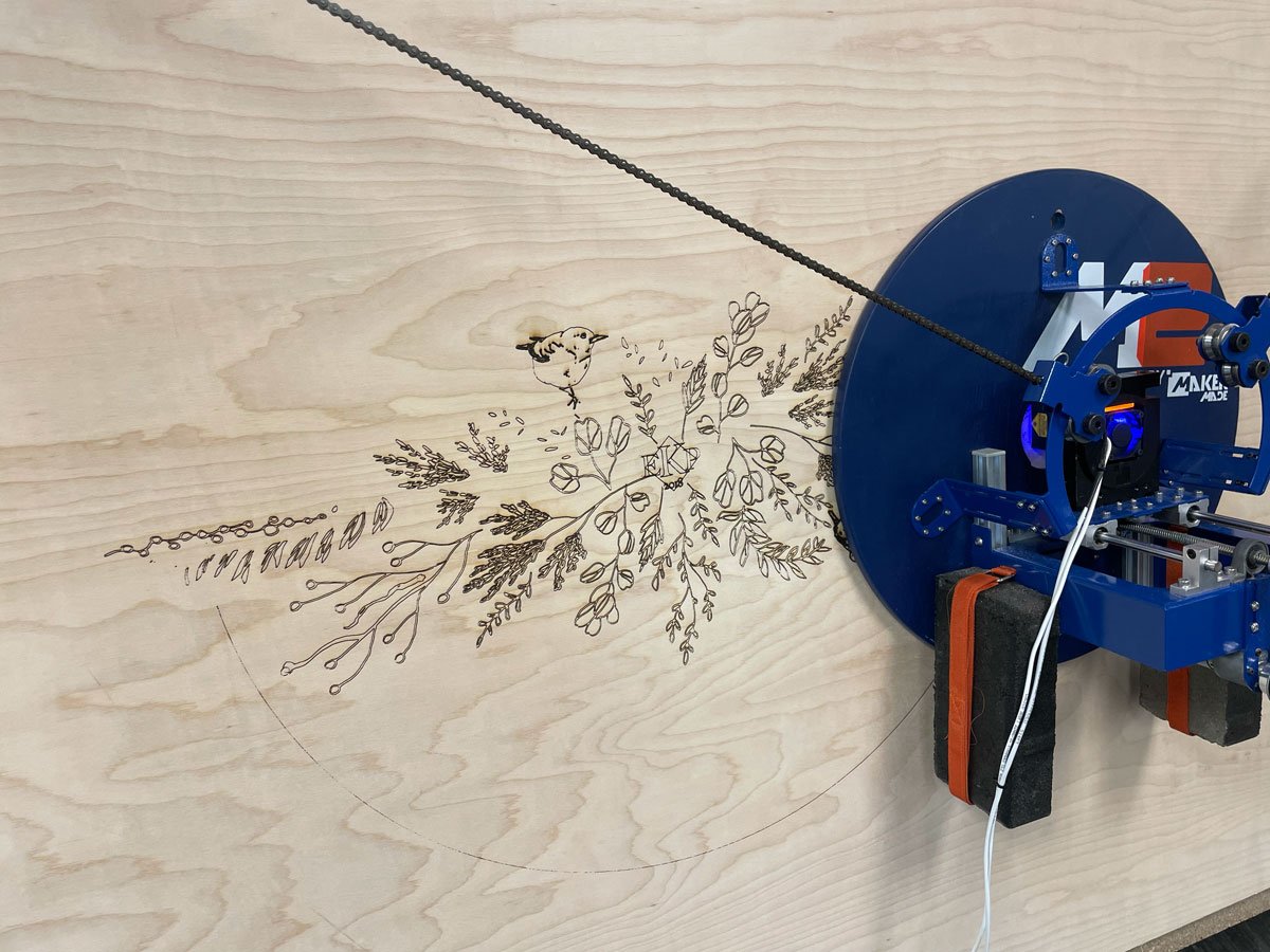 Ultimate Maker Bundle: MakerMade M2 CNC, Laser Engraver, and 300x 3D P