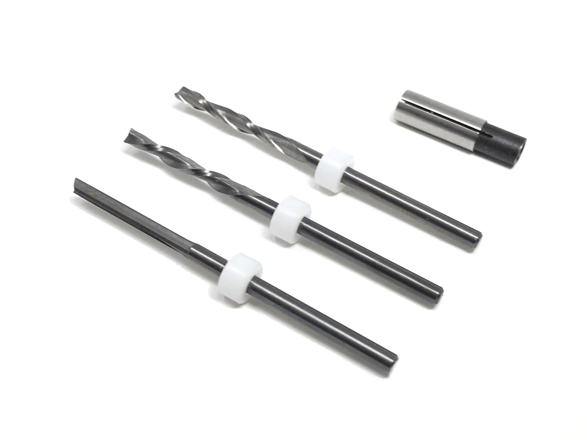 Top View - 1/8" Router Bit - 3 pcs