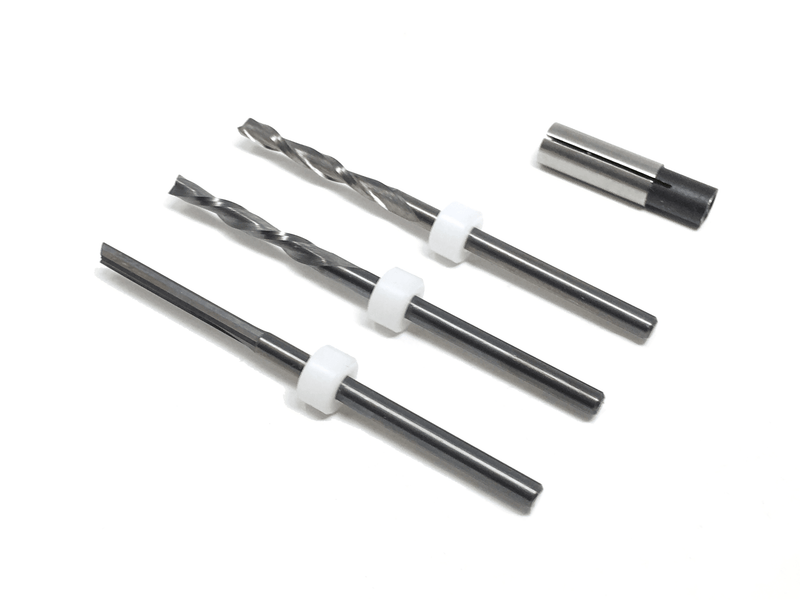 Top View - 1/8" Router Bit - 3 pcs